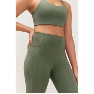 Army Green Girlfriend Collective Leggings